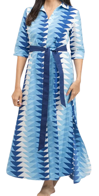 Beau & Ro Eloise Dress, Triangle Ocean