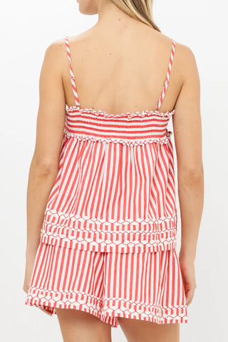 Oliphant Sadie Top, Sconset Red