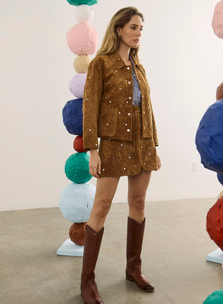 Hunter Bell Dottie Skirt, Saddle