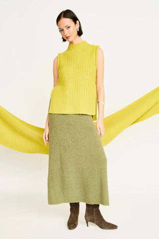 Mirth Aspen Sweater Vest, Lemongrass