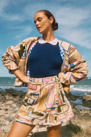 Hunter Bell Powell Skirt, Montauk Tapestry