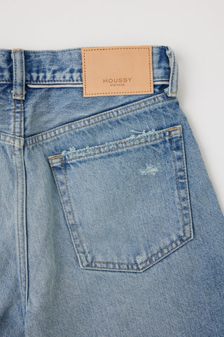 Moussy Vintage Graterford Long Shorts, Blue