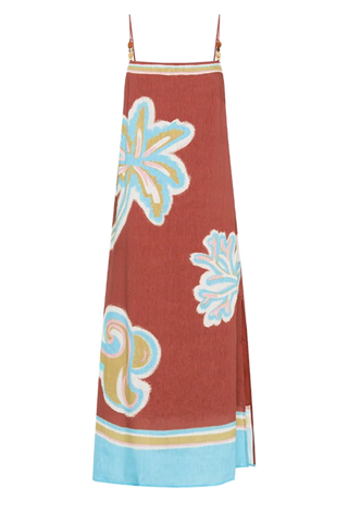 Kivari Enzo Midi Dress, Maroon