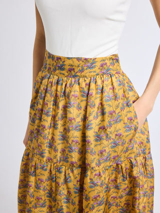 Mille Paola Skirt, Rattan Floral