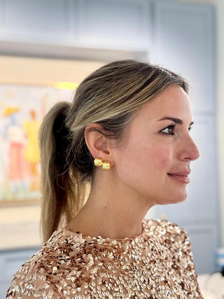 Jenny Bird Lyra Climbers, High Polish Gold