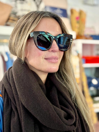 Le Specs Air Heart Sunglasses, Tortoise