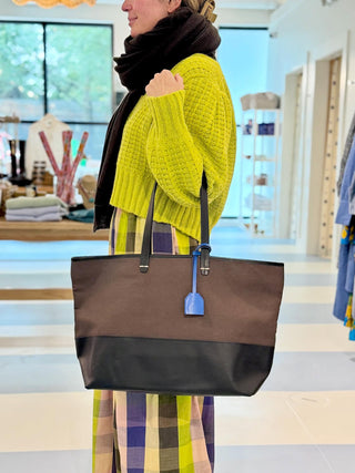 Clare V. Volie Tote, Kalamata Black