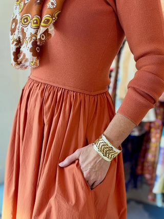 Marie Oliver Barrett Dress, Russet