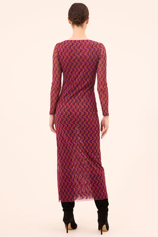 Misa LA Vivian Dress, Geo Sixty Mesh
