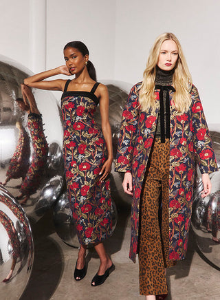 Hunter Bell Portman Coat, Palais Floral Gold