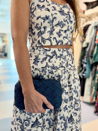 Poolside Island Clutch, Midnight