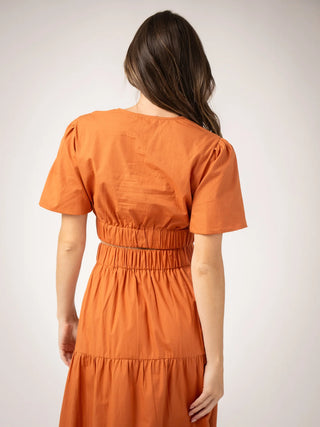 Beau & Ro Abby Top, Persimmon