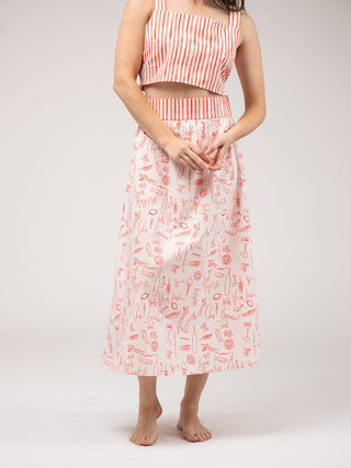 Beau & Ro Markey Skirt, Roam Rome