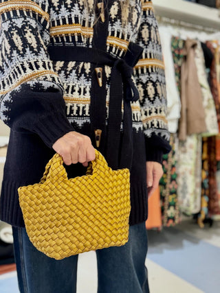 Naghedi St. Barths Petite Satin Tote, Ore