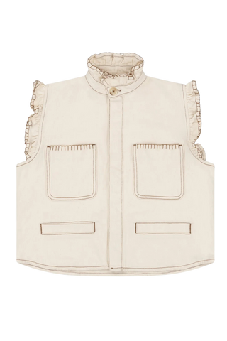 Seventy + Mochi Pablo Vest, Ecru