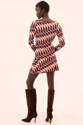 Misa Izma Top, Wavy Stripe