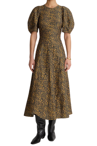 Apiece Apart Bettina Maxi, Leo Floral Midnight