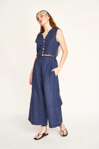 Mirth Mirth Pant, Blueberry