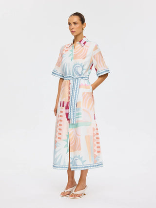Kivari Yali Midi Dress, Pink