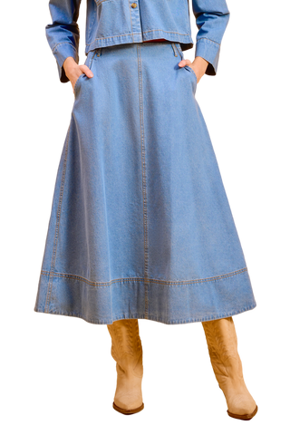 Olivia by Livro Asbury Skirt, Denim