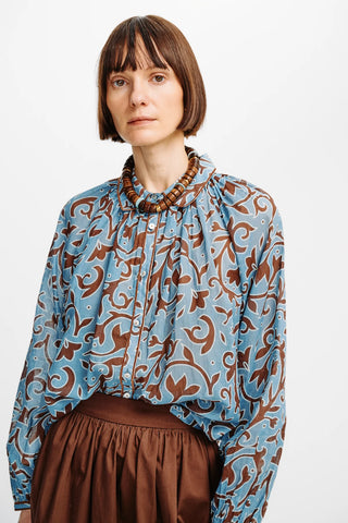 Carolina K Alice Top, Autumn Vine Blue