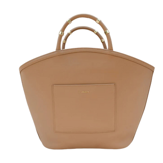 J. LOWERY Napa Tote, Toffee Suede