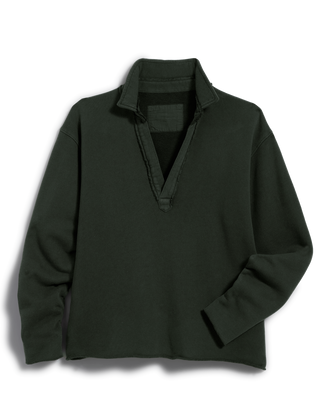 Frank & Eileen Patrick Popover Henley, Dark Green