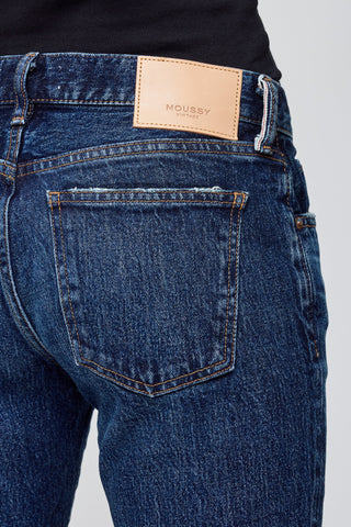 Moussy Vintage MV Camden Tapered, Dark Blue