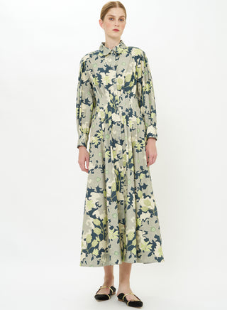 Oliphant Elizabeth Maxi Dress, Suzani Charcoal