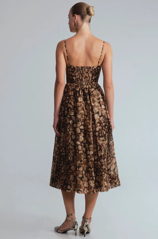Cara Cara Miro Midi Dress, Galets Brown