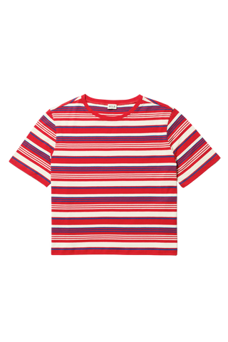 Kule The Brentwood Tee, Tomato Multistripe