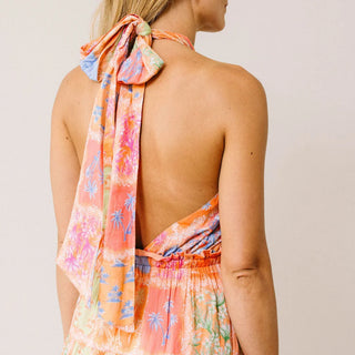 Sunshine Tienda Capri Dress, Patchwork Palm