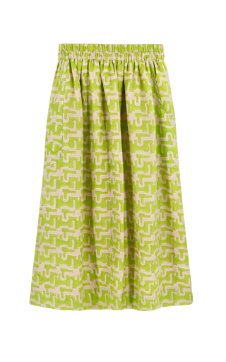 Mirth Verona Skirt, Lime Popova