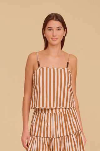 Olivia by Livro Carter Top, Tuck Stripes