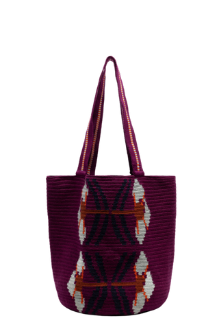 Guanabana Daphne Cala Bag, Fuchsia & Orange