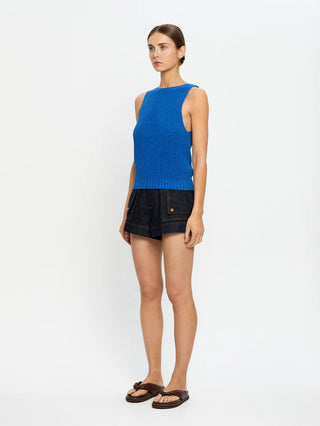 Kivari Ivy Knit Cami, Cobalt Blue
