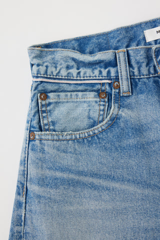 Moussy Vintage MV Troppard Shorts, Light Blue