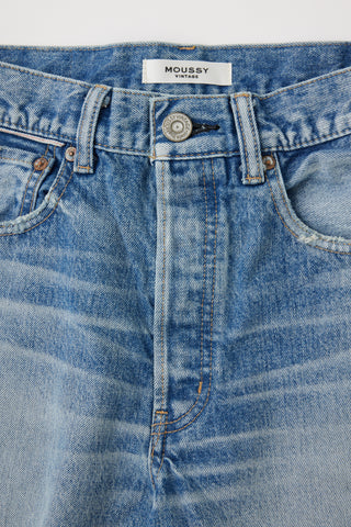 Moussy Vintage Graterford Long Shorts, Blue