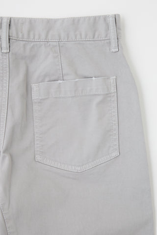 Moussy Vintage Pomonok Gusset Cargo Pants, Light Gray