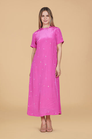 Gwenyth Dress, Dragonfruit