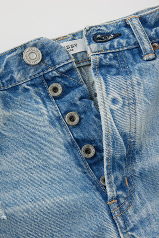 Moussy Ridgemere Shorts, Light Blue