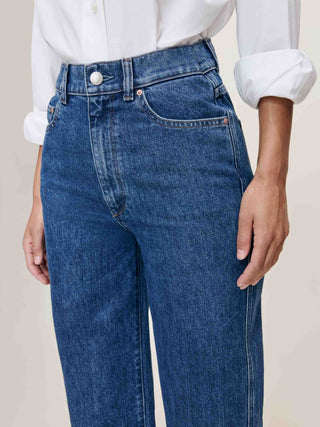 DL1961 Hepburn Wide Leg Jean, North Beach