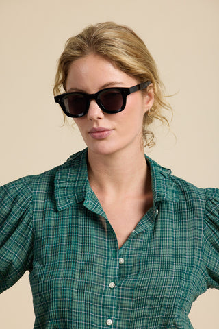 Trovata Jess Blouse, Muir Tartan