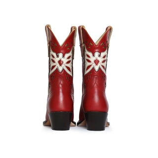 TS Fraulein Boot Co Thunderbird Cowboy Boot, Red