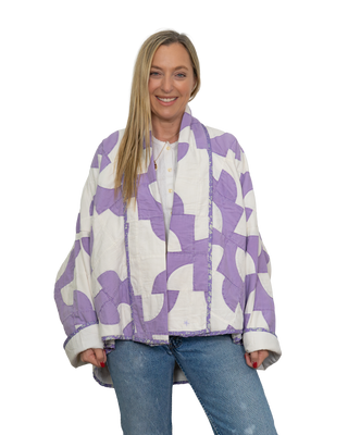 Shappy Coat, Purple Drunkard's Path