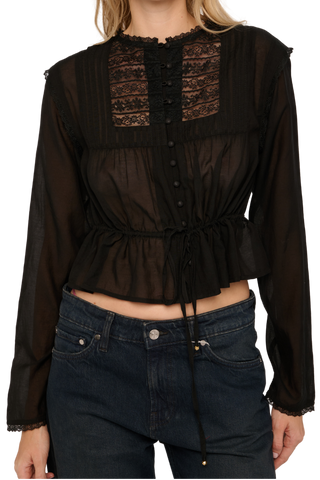 Love the Label Hadley Top, Black