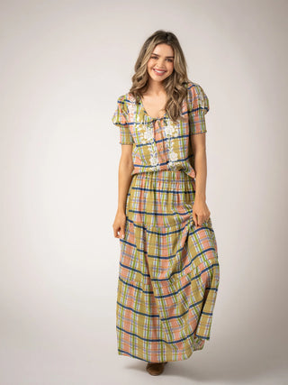 Beau & Ro Abby Skirt, Camden Plaid