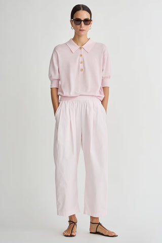 Apiece Apart Spa Pleat Pant, Rosewater