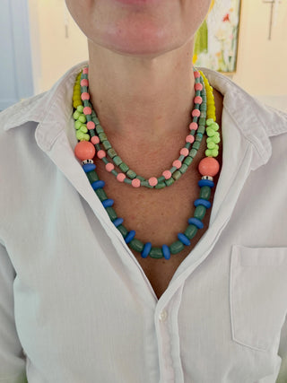 Gather Goods Spring Mixed Media Necklace