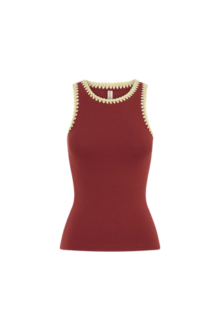 Kivari Tallulah Spliced Tank, Brick